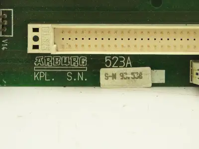 Arburg 523A 5-Slot Fused Circuit Board from Injection Molding Machine
