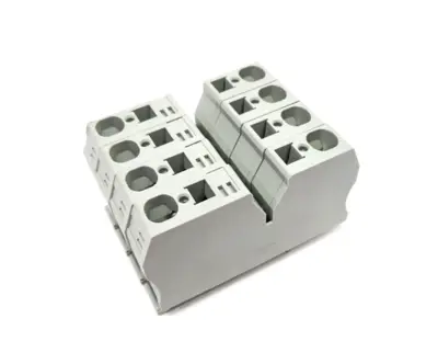 1492-L16D | Allen Bradley  Spring Clamp Terminal Block 16mm Gray LOT OF 4 - New Other