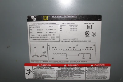 USED SQUARE D 3T2FSS