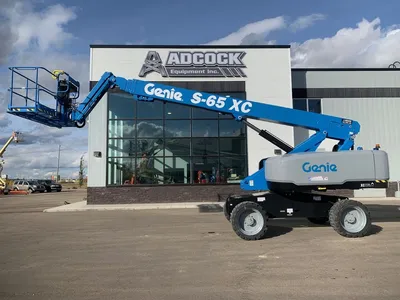 New | in-Stock 2025 GENIE S-65 XC TELESCOPIC BOOM LIFT Telescopic Boom Lifts Alberta CA | Adcock Equipment #1418142