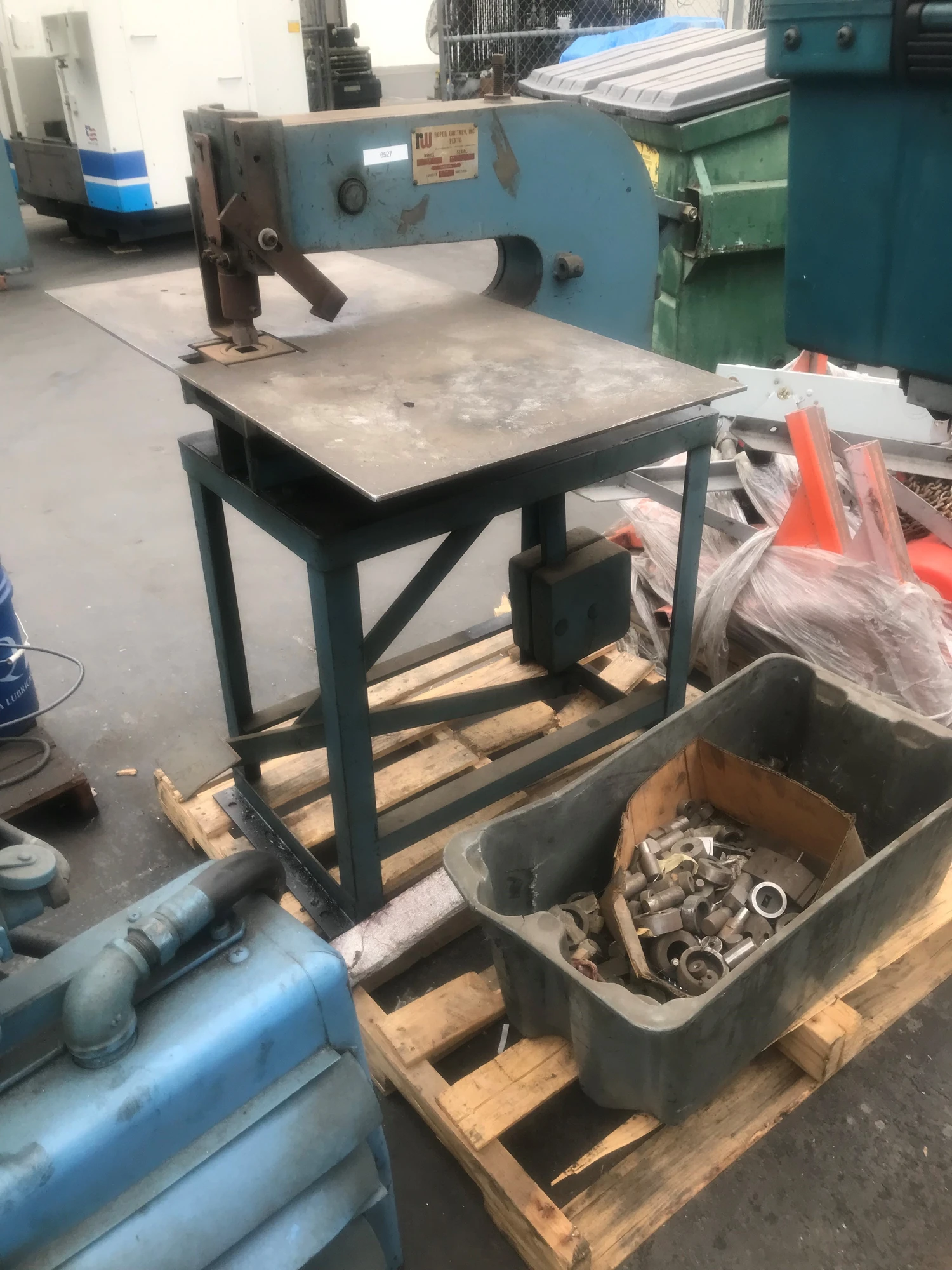 Used ROPER WHITNEY #58 Single Station Punches California US | Wheeler Machinery Sales #8615