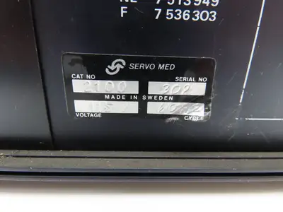 Servomed AB 2100 Evaporimeter Unit EP1 115VAC