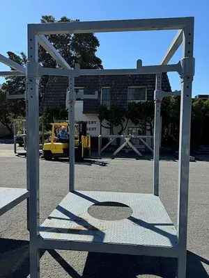 Unloader, Supersack, Frame for Holding Bulk Bags, #5990967