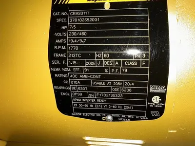 New | in-Stock BALDOR CEM3311T A.C. Motors Ohio US | Surplus Asset Holdings #1185879