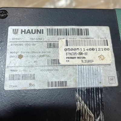 NEW Hauni DH13-150-4-IBO-1800-SA