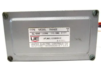 NEW UNITED ELECTRIC EL-980 11386 121856-2