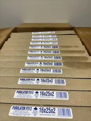 New | in-Stock PUROLATOR P312-STD2 16X25X2 Filters Ohio US | Surplus Asset Holdings #1239315