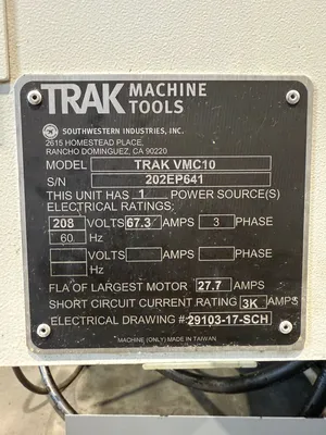 2020 TRAK VMC10 Vertical Machining Centers | GMT (10)