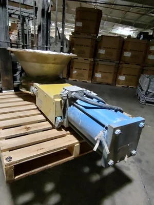 AGLO Pneumatic 12" Knife Gate Valve with Hopper