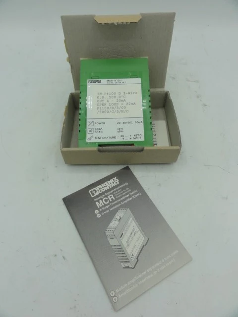 NEW PHOENIX CONTACT MCR RTD/I