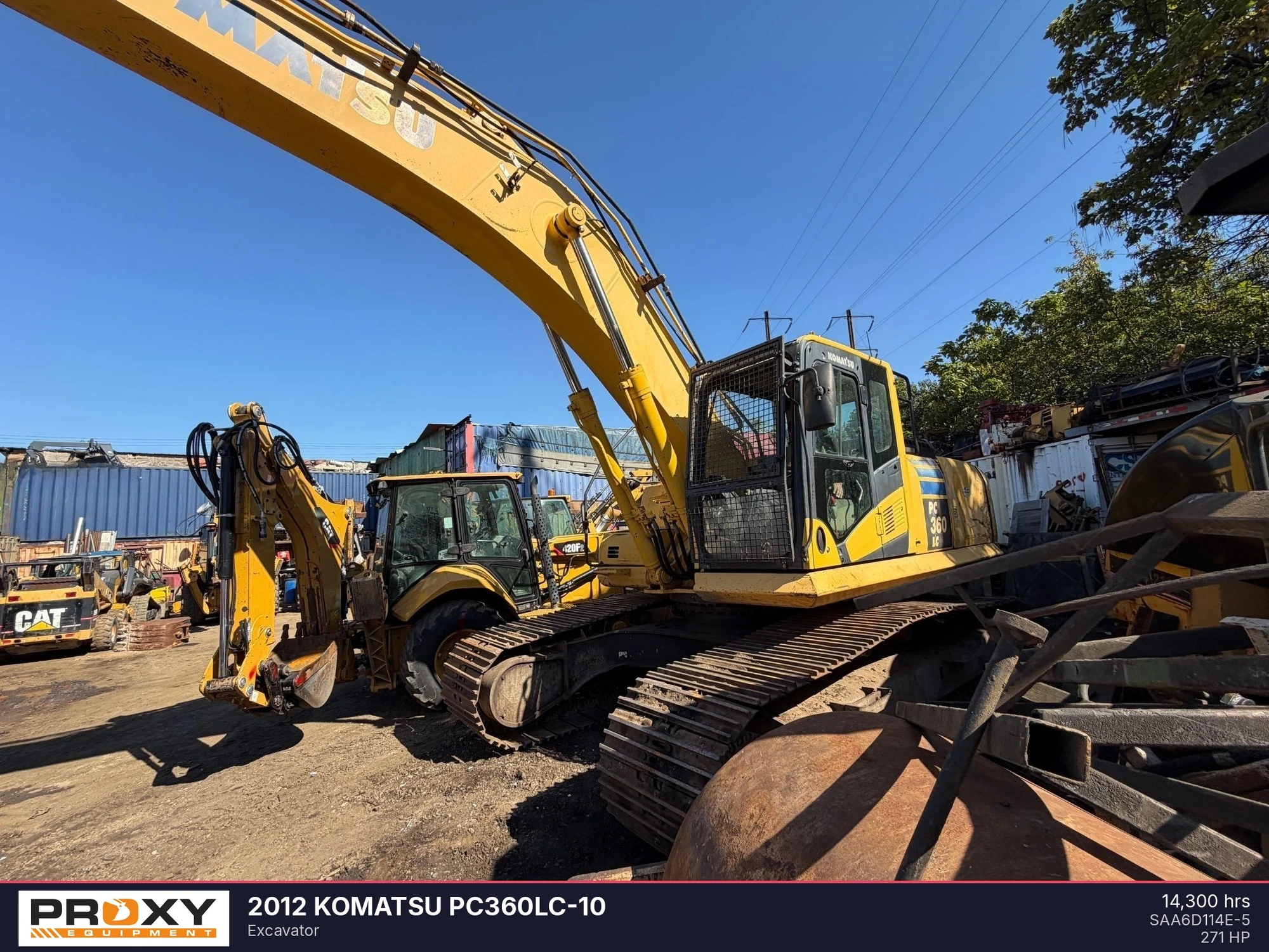 Used 2012 KOMATSU PC360LC-10 Crawler Excavators New Jersey US | Proxy Equipment #1545566