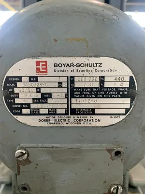 USED BOYAR SCHULTZ H618