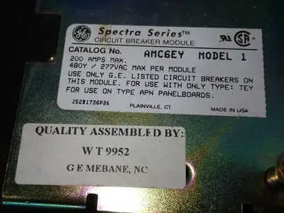 USED GENERAL ELECTRIC AMC6EY