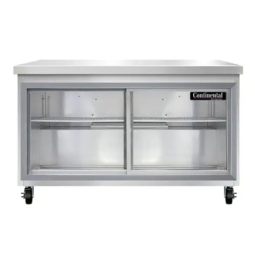 Continental SW48NSGD 48" Worktop Refrigerator W/ (2) Sections, 115v