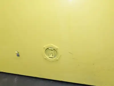 Eagle 1962 Flammable Safety Cabinet 60 Gallon Yellow Flammable Liquid