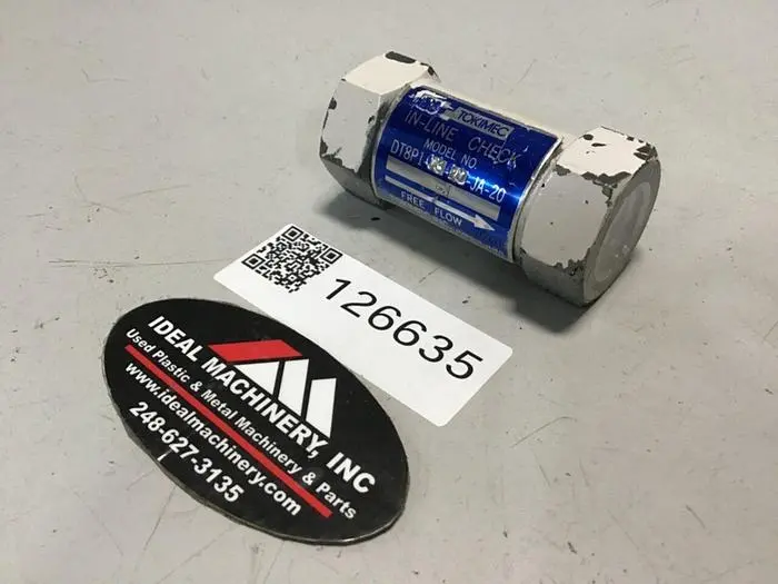 Used TOKIMEC DT8P1-03-20-JA-20 Valves/Fittings Michigan US | Ideal Machinery #578979