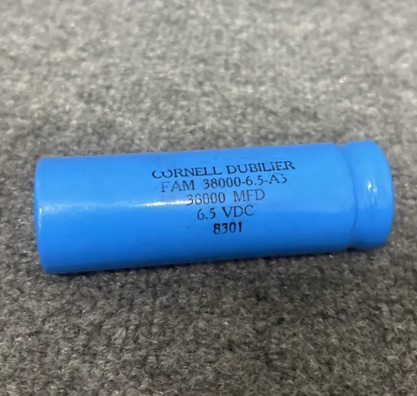 Used Cornell Dubilier Fam 38000-6.5-A3 Capacitors California US | Davliegogo LLC #1705850