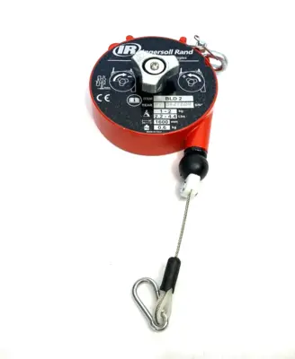 USED INGERSOLL RAND LIGHT-DUTY SPRING BALANCER, 5.2' LIFT, 2.2 - 4.4LBS CAP.