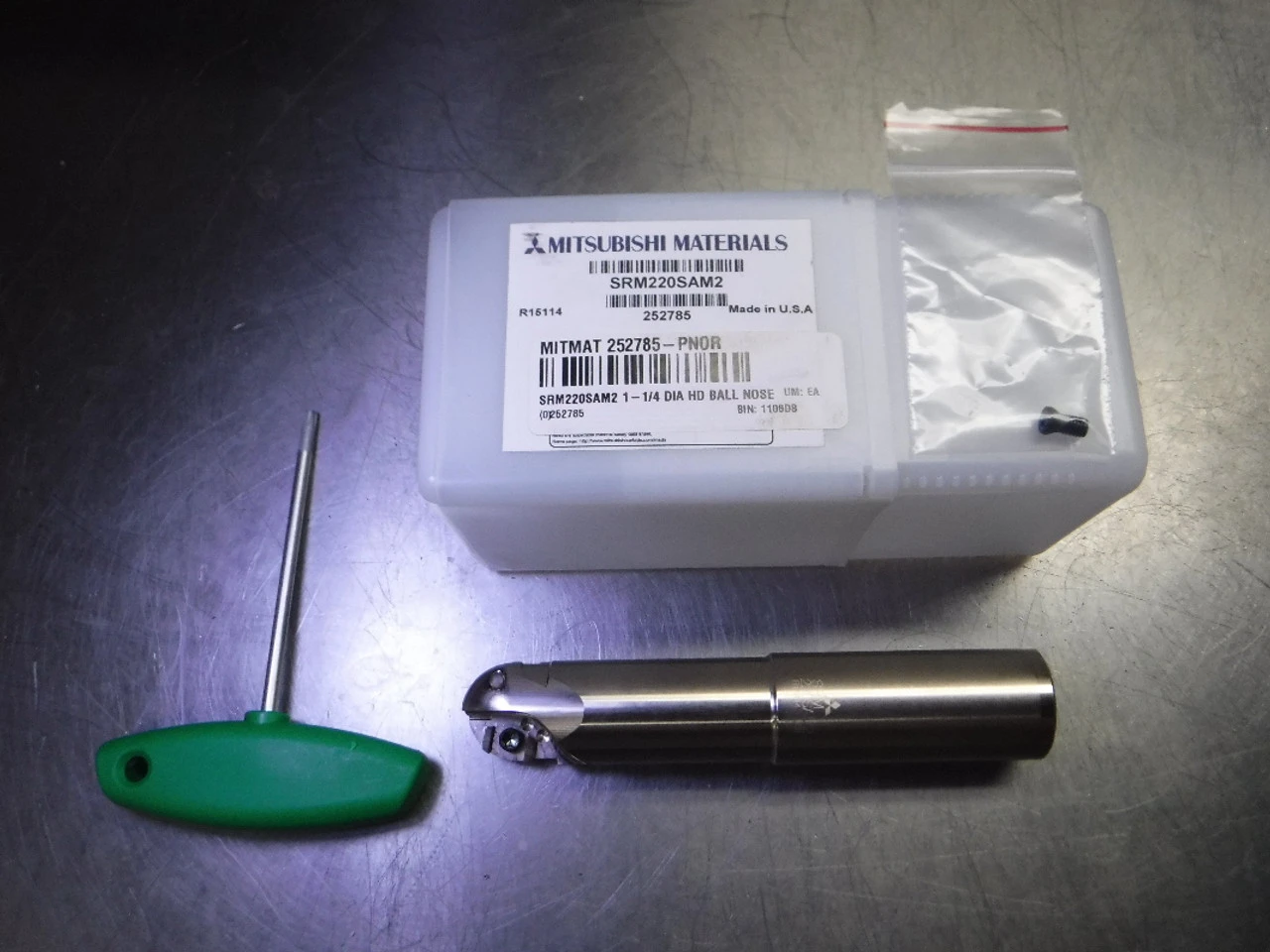 Mitsubishi 1.250" 2 Flute Ballnose Indexable Endmill SRM220SAM2 (LOC2211)