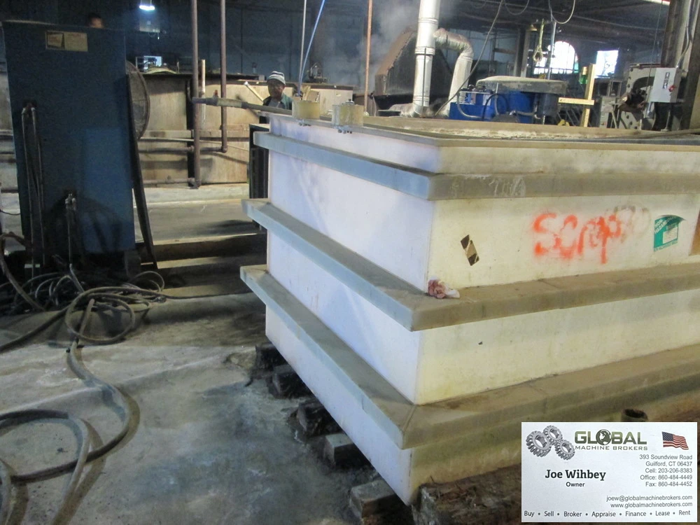 1400 Gallon 9'X 5'X 4' Tank 480V 3Ph Anodizing System W/Branson 1 Ton Chiller