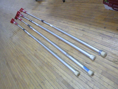 4 Zip Wall Poles
