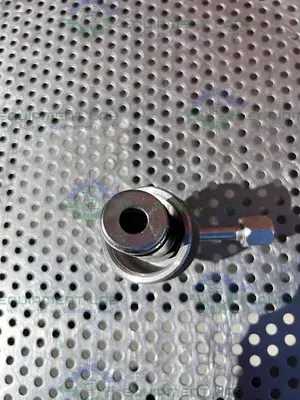 USED METTLER TOLEDO STAINLESS STEEL REACTOR SENSOR HOUSING