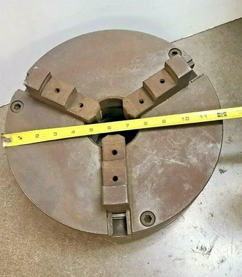 12" Diameter 3 Jaw Lathe Chuck BURNERD