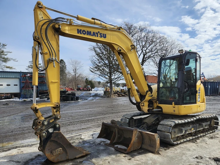 Used 2018 KOMATSU PC80MR Crawler Excavators | Abele Tractor #1342811