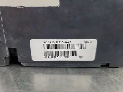USED Siemens HDX3B060F 60A Breaker w/3VL9300-3HF01 Control Switch