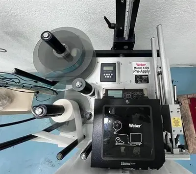 Weber Model 4300 Pro Apply Labeler and Printer