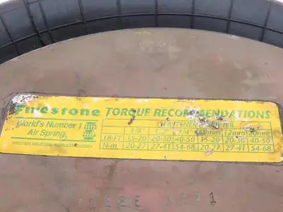 Firestone W01-358-7042 Airide Airbag Single Convoluted Air Spring 3/4"npt
