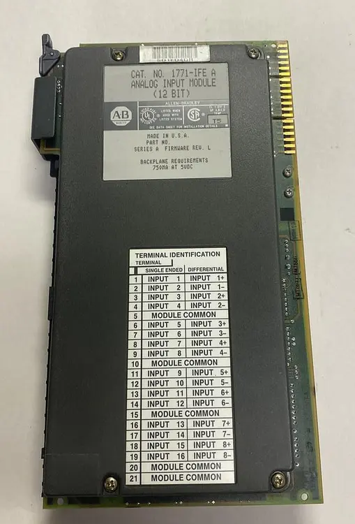Used ALLEN-BRADLEY 1771-IFE Input / Output Modules | Surplus Asset Holdings #1206102