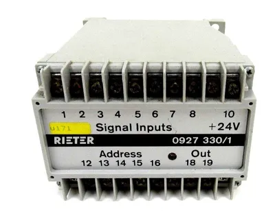 NEW RIETER 0927-330/1 SIGNAL INPUT 09273301