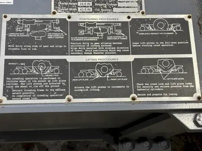 AIRCRAFT PLANE DISABLED WHEEL DOLLY SYSTEM BY CHAMPS INDUSTRIES: STOCK #21970