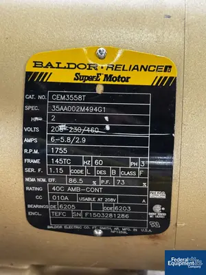 USED Hapman 2" Hapman Helix Flexible Screw Conveyor, Model 300