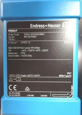 USED ENDRESS+HAUSER PROMAG P