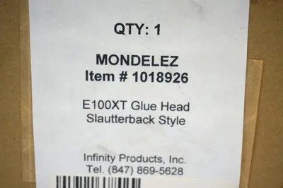 NEW SLAUTTERBACK NORDSON E100-XT ADHESIVE GLUE HEAD GUN 1018926