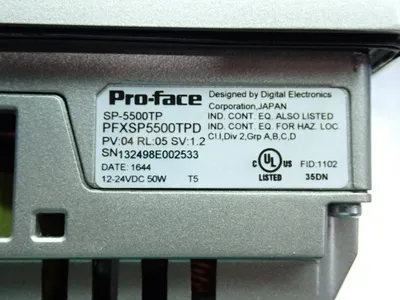 Used PROFACE SP5500TP Electrical Panels | HGR 24 #742065