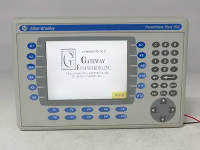 Allen Bradley 2711P-B7C4D8 HMI PanelView Plus 700 Operator Interface 24VDC