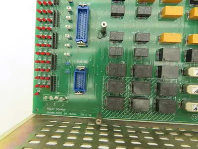 Okuma 4809-770-032-3 Printed Circuit Main Relay Board 1 PCB With Housing
