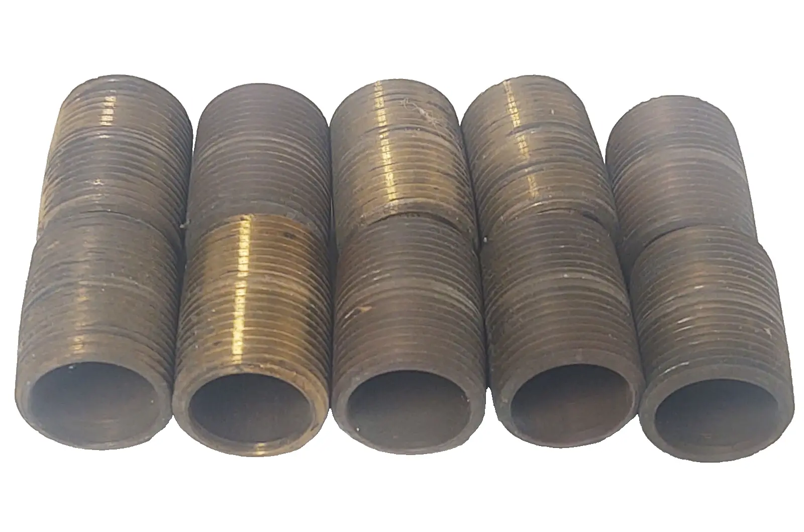 🔥(QTY 10) Brass Pipe Close Nipple,  3/4" Male Pipe x 3/4 Male Pipe