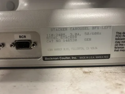 BECKMAN COULTER FX BIOMEK MICROPLATE STACKER CAROUSEL w/ PENDANT