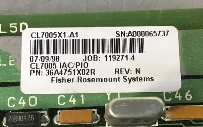 USED Fisher Rosemount CL7005 IAC/PIO