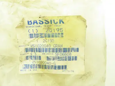 Bassick 2G195 Cast Iron Steel Caster Wheel 4"Dia 1.9"W 1/2" Bore  Lot of 4