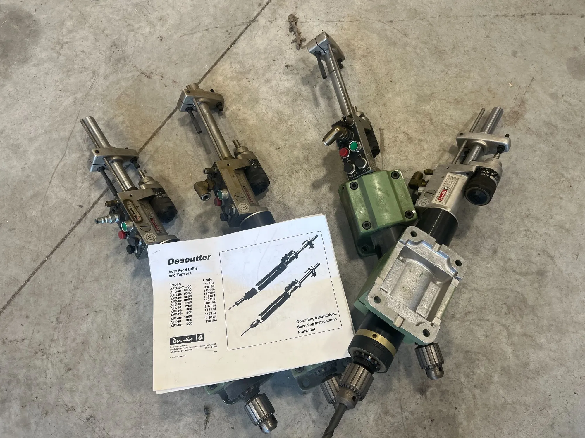 USED DESOUTTER TAPPING HEAD