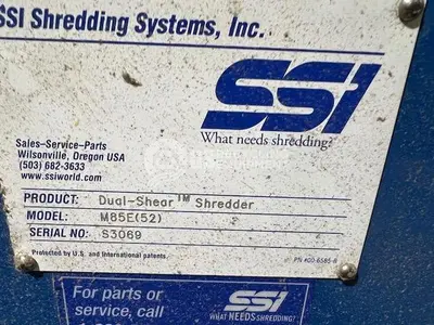 USED SSI M-85E DUAL SHAFT WITH CONVEYORS