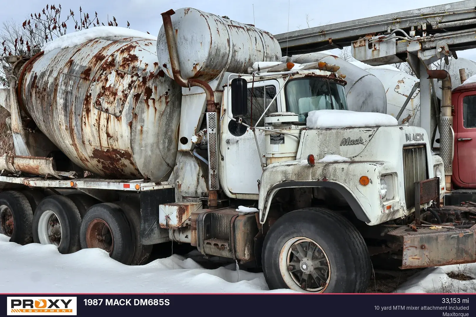 Used 1987 MACK DM685S Concrete Mixer Trucks Pennsylvania US | Proxy Equipment #1382951