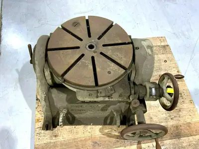 Used SOCIETE GENEVOISE ROTARY AND TILTING TABLE 17-3/4" DIAMETER Rotary Tables Michigan US | Maverick Industrial Sales #1122828