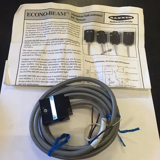 BANNER SE61R 26128 PHOTOELECTRIC RECEIVER SENSOR