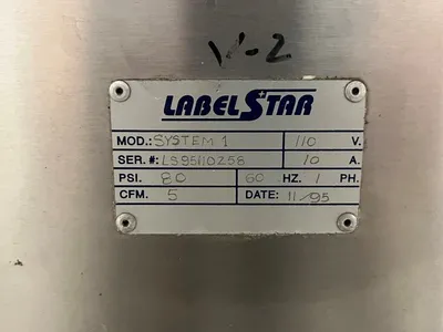 USED 1995 LABELSTAR SYSTEM 1